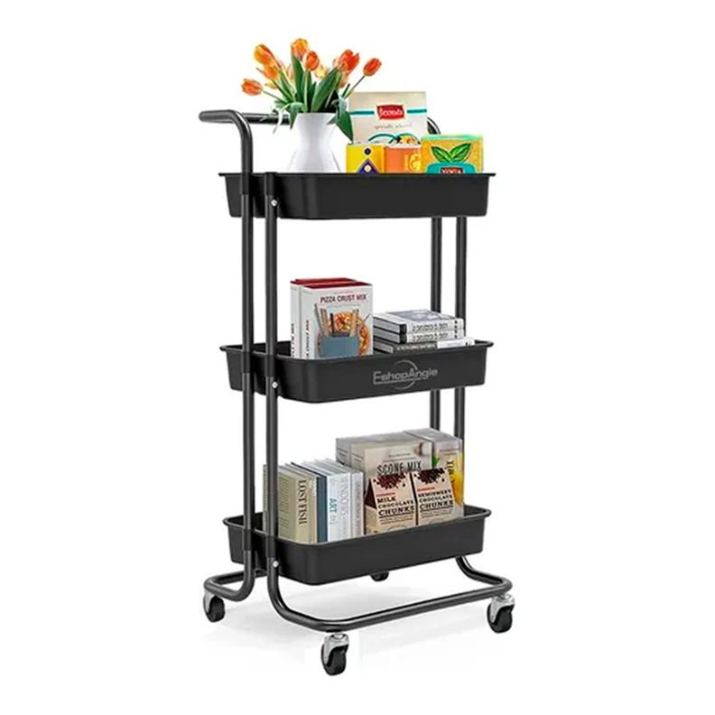 Carrito Organizador Con Ruedas Multiuso 3 Niveles
