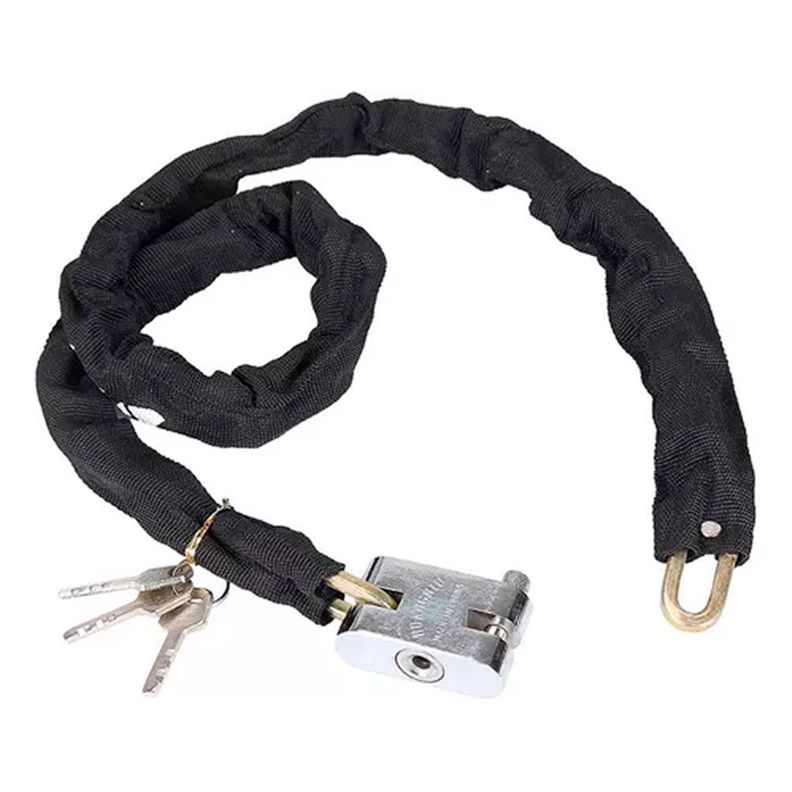 Candado Cadena Para Motos Bicicleta 120cm-0