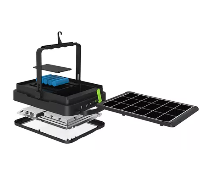 Foco Led 400w Portátil Solar Recargable Panel Sola Extraíble-3