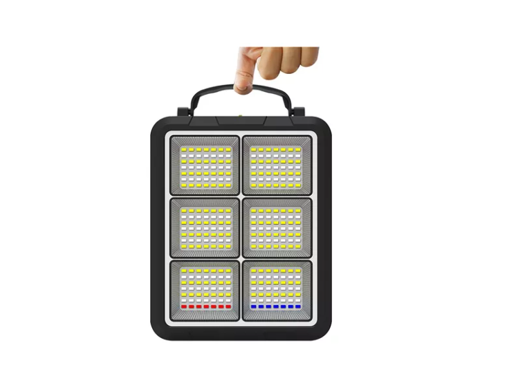 Foco Led 400w Portátil Solar Recargable Panel Sola Extraíble-4