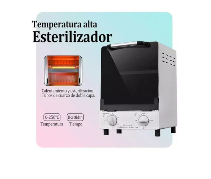 Esterilizador Alta Temperatura Para Herramientas De Spa 12l Agregar a favoritos-1