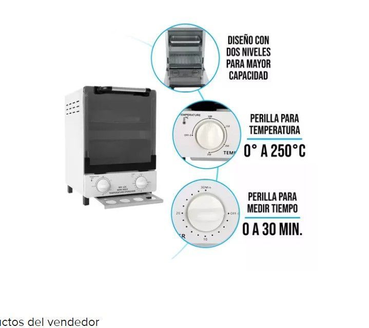 Esterilizador Alta Temperatura Para Herramientas De Spa 12l Agregar a favoritos-5