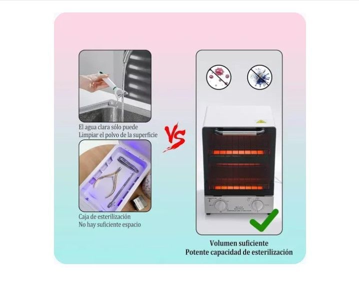 Esterilizador Alta Temperatura Para Herramientas De Spa 12l Agregar a favoritos-6