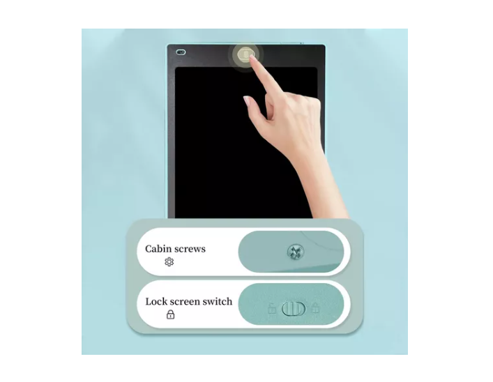 Tablero Mágico 16 Pizarra De Notas Lcd Dibujo Y Escritura-1