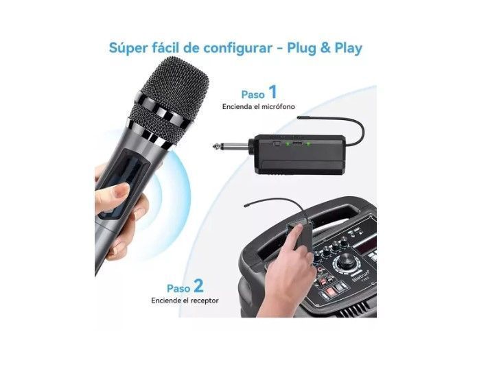 Micrófono Inalámbrico Profesional Karaoke Kit 2pcs-4