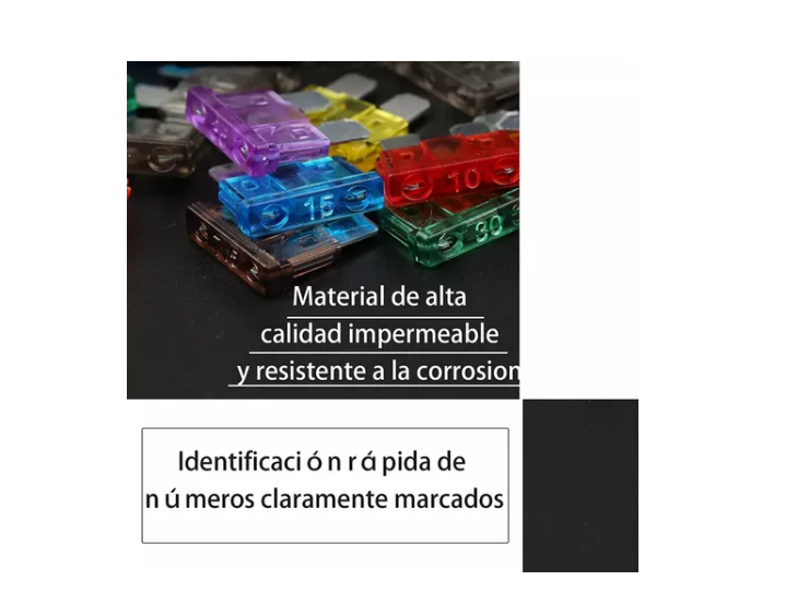 Kit Fusible 300 Unidades Eléctricos 12v Autos Moto-4