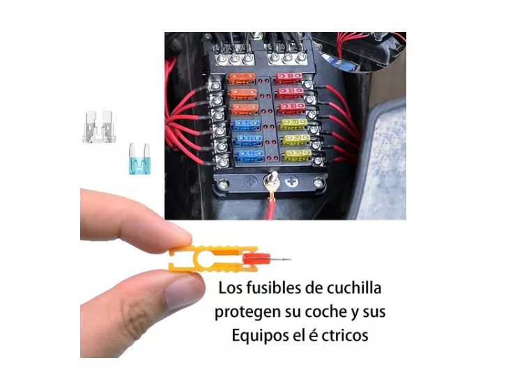 Kit Fusible 300 Unidades Eléctricos 12v Autos Moto-5