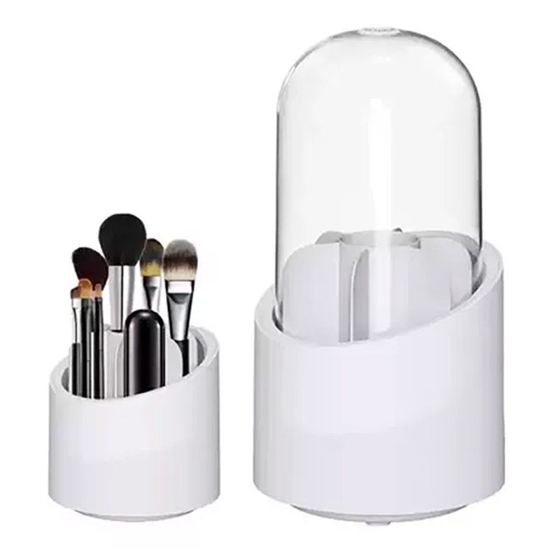 Organizador Para Brochas Y Lápices Cosméticos 360 Giratorio-0