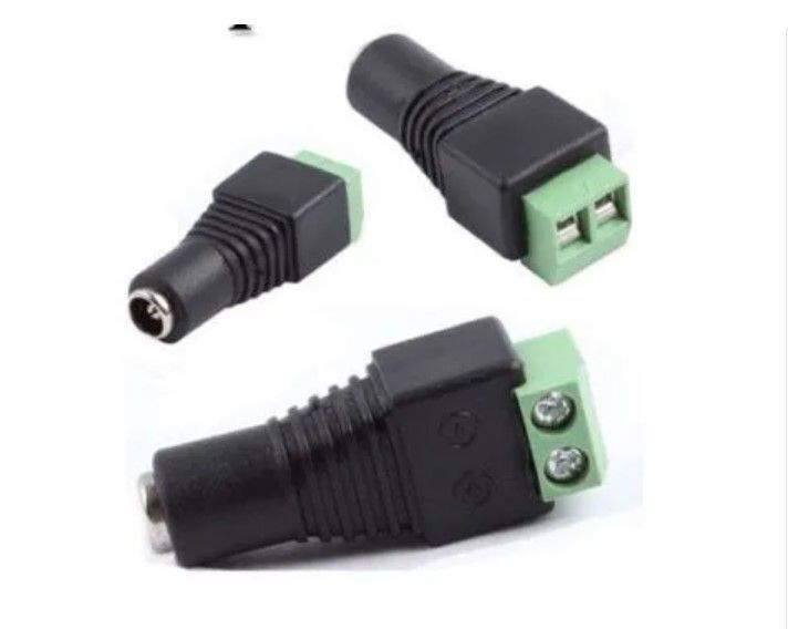 Pack X10 Conector Dc Hembra De Poder Dc Cámaras-2