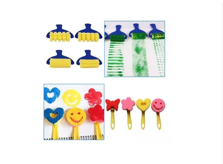 Set 29 Esponja Cepillo Brocha Pincel Para Pintar/pintura Arte-1
