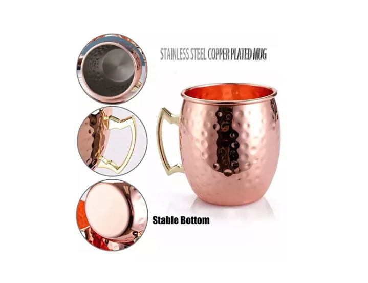 Vasos de Cobre Mug Casatua Cafe 500ml-2