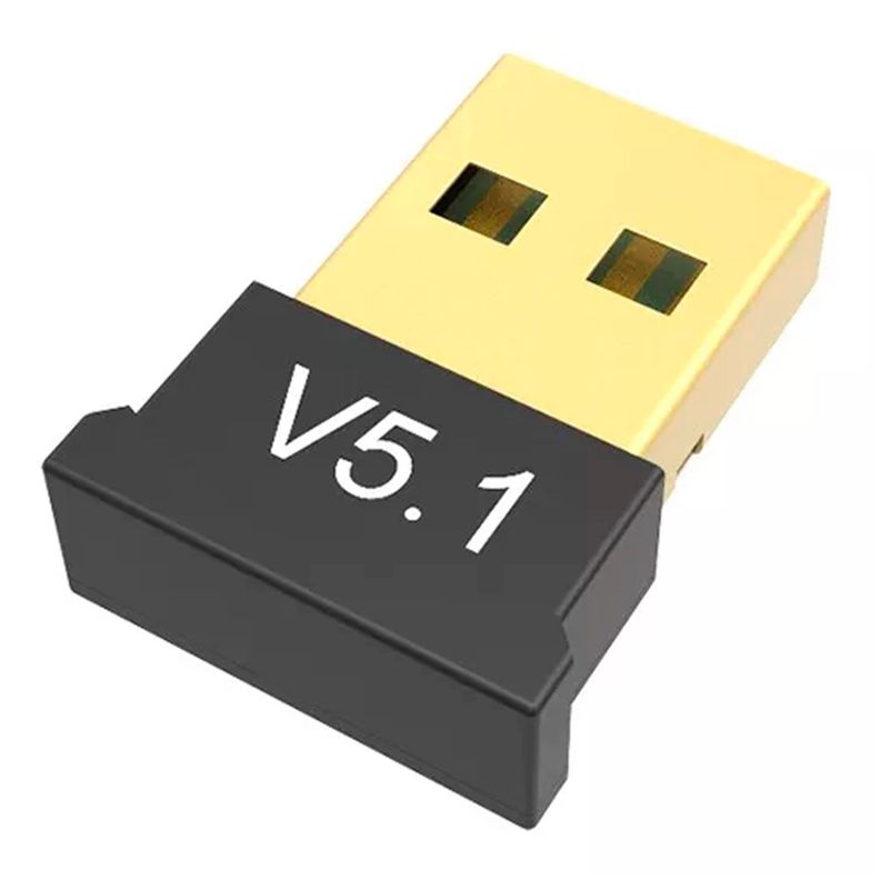 Adaptador Transmisor Receptor Bluetooth 5.0 Usb Notebook Pc-0