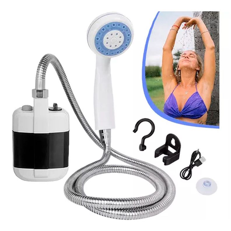 Ducha Portátil Para Camping Ducha Recargable Al Aire Libre-0