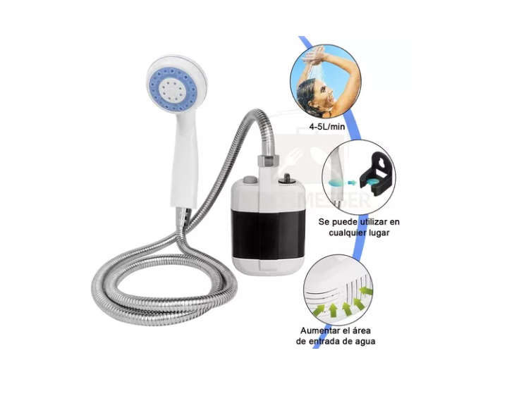 Ducha Portátil Para Camping Ducha Recargable Al Aire Libre-3