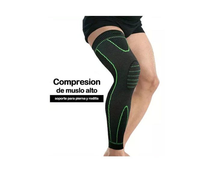 Manga De Compresión Para Pierna Rodilla Deporte Ajustable-2
