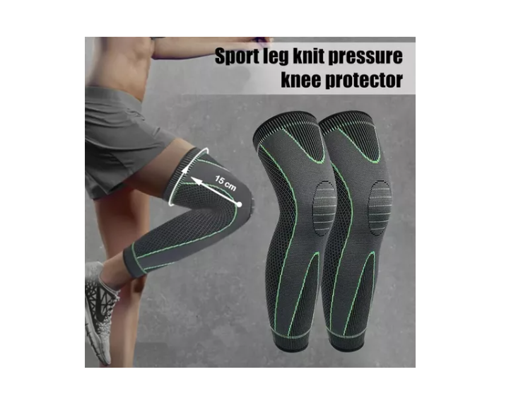 Manga De Compresión Para Pierna Rodilla Deporte Ajustable-4