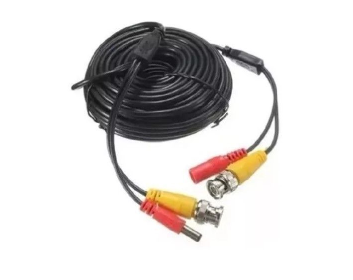 X4 Cable Camaras Seguridad Cctv Video Y Poder Bnc 15 Mts-1