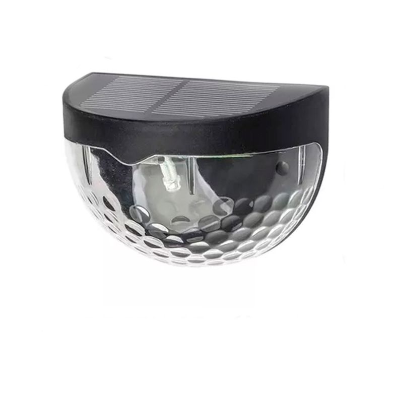 Pack 2 Aplique Foco Solar 6 Led Decoración Exterior Elegante-0