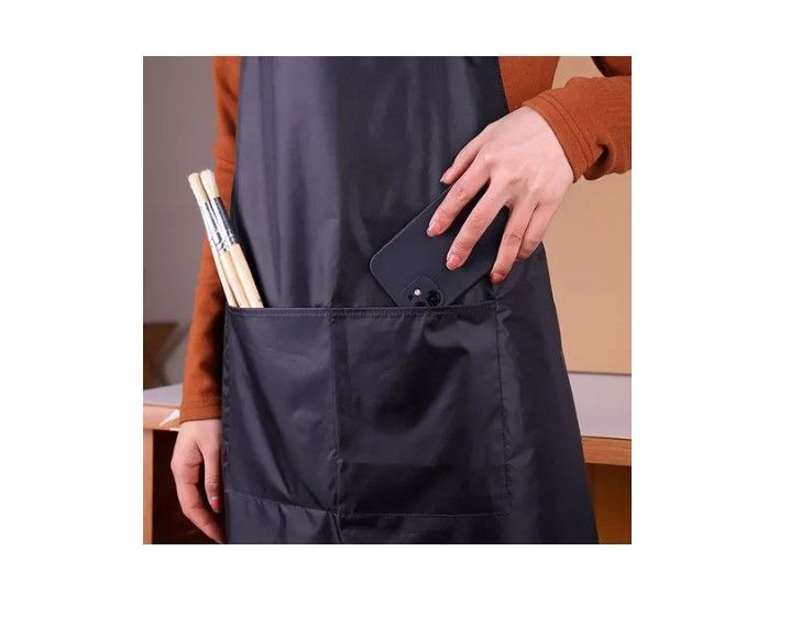 Mandil Delantal Impermeable De Cocina, Peluquería, Pintura-2