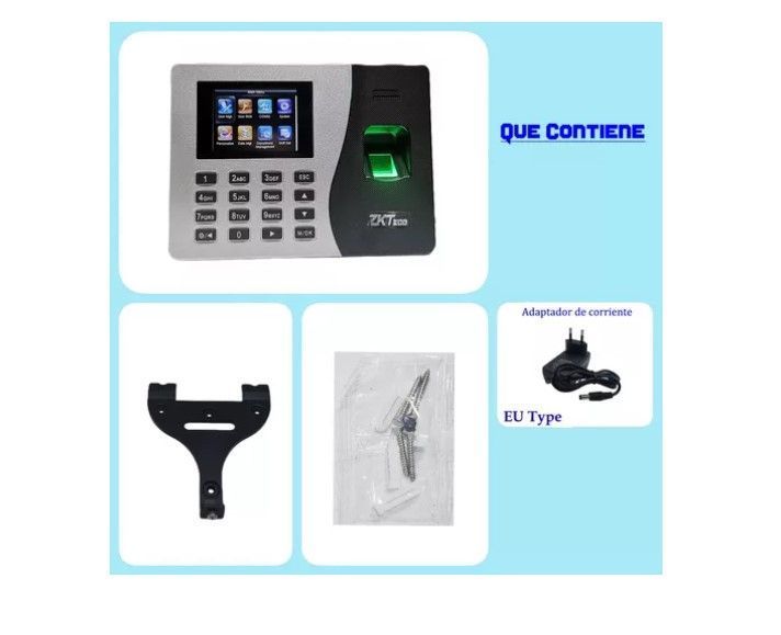 Control Horario Biométrico Huella Y Código Hasta2000 Huellas-7
