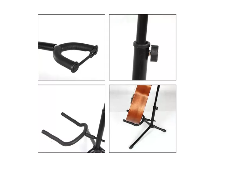 Atril Soporte De Guitarra Acústica, Clásica, Eléctrica, Bajo-1