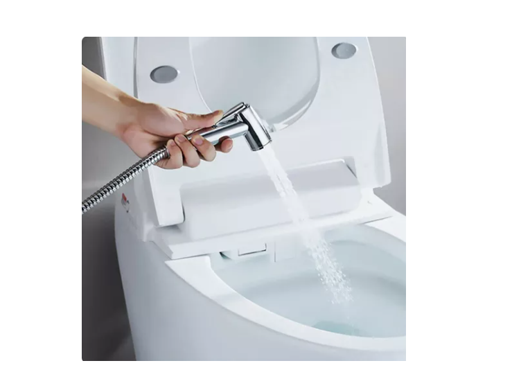 Ducha Bidet Arabe Soporte + Manguera Flexible Wc Baño-3