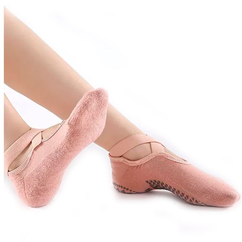 Calcetines Antideslizantes Yoga Pilates Aptitud Set 3 Pares-0