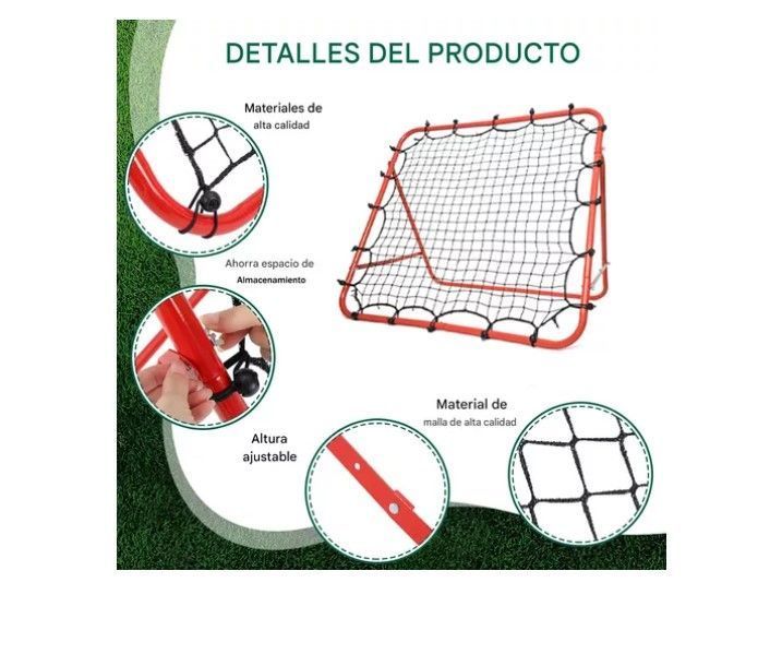 Red Rebotador De Entrenamiento De Fútbol Deportes Ajustable-2