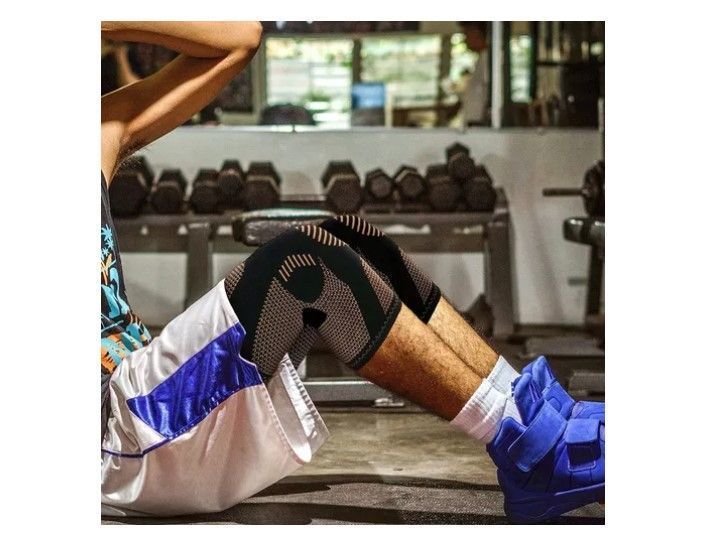 Rodillera Deportiva Ortopédica Soporte Con Fibra De Cobre-2