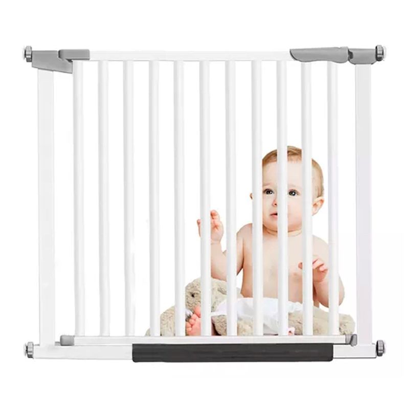 Reja Seguridad Escalera Puerta Ajustable Para Bebe Mascotas-0