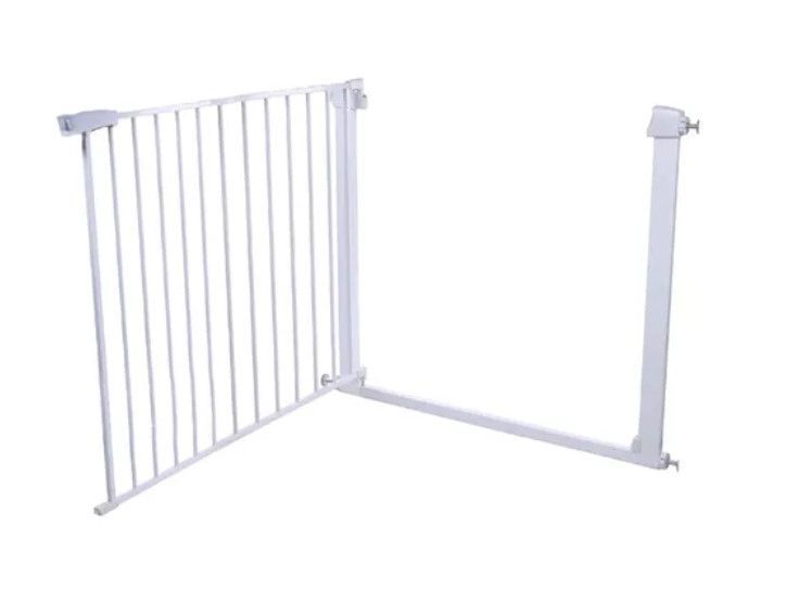 Reja Seguridad Escalera Puerta Ajustable Para Bebe Mascotas-1