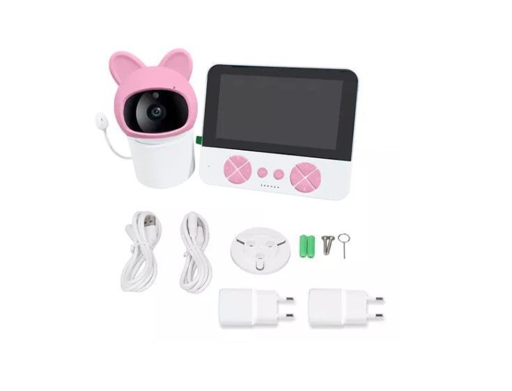 Cámara Monitor Vigilancia Nocturna Para Bebes Con Micrófono-1