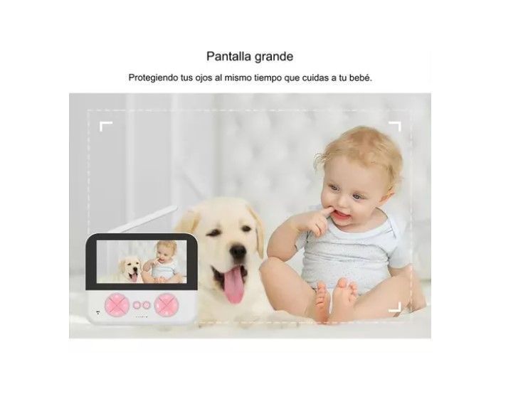 Cámara Monitor Vigilancia Nocturna Para Bebes Con Micrófono-6