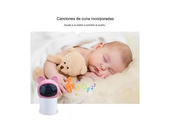 Cámara Monitor Vigilancia Nocturna Para Bebes Con Micrófono-7