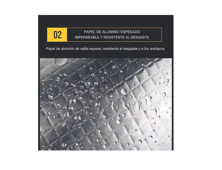 Cinta Sellador Butilo Techo Gotera Impermeable 10cmx10mtrs-4