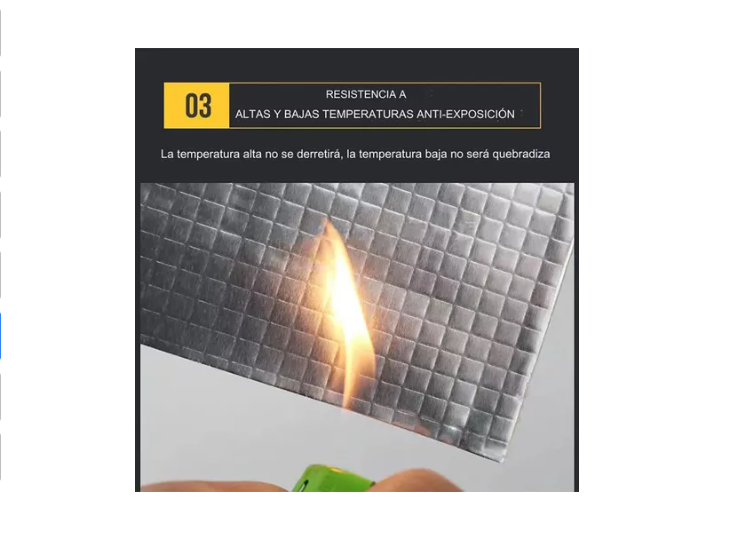 Cinta Sellador Butilo Techo Gotera Impermeable 10cmx10mtrs-5