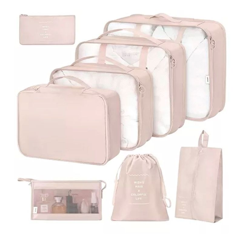 Bolsas De Viaje 8 En 1 Bolsas Organizadoras De Viaje Maleta-0