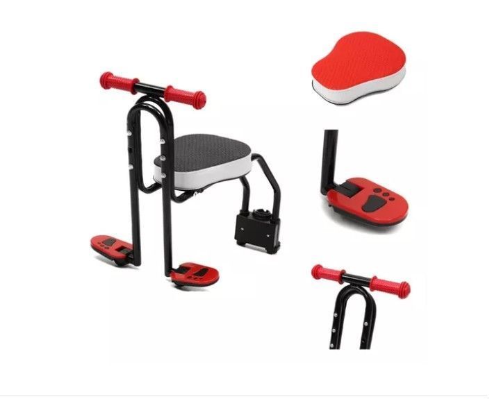 Silla Soporte Asiento Delantero Niños Porta Bebe Bicicleta-4