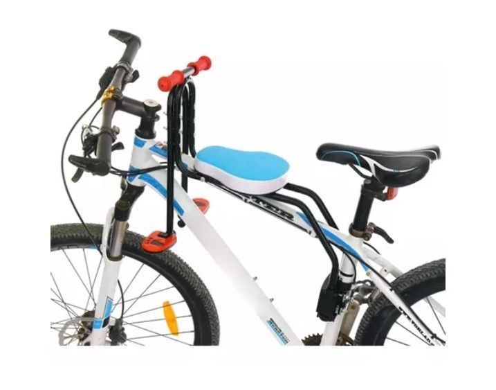 Silla Soporte Asiento Delantero Niños Porta Bebe Bicicleta-6