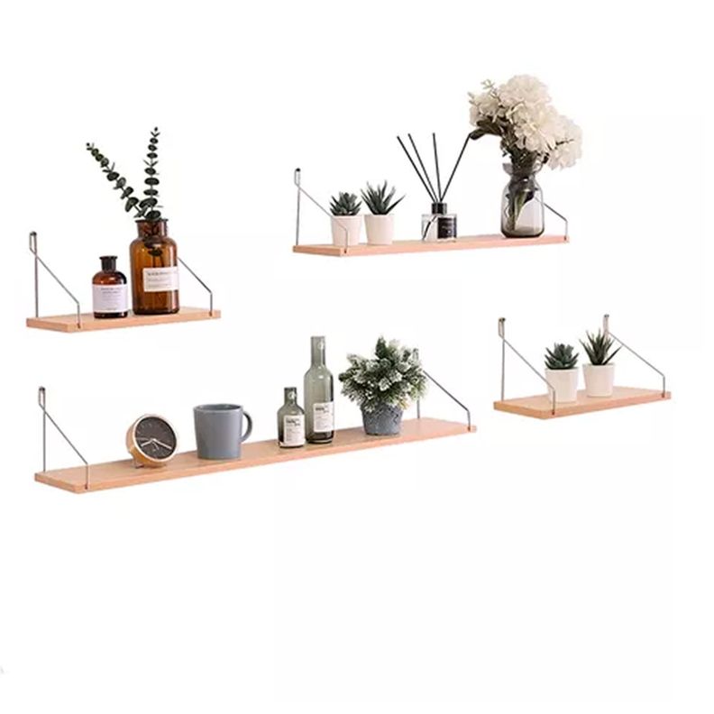 Estantes Flotantes De Pared Para Dormitorio Cocina Baño 4pcs-0