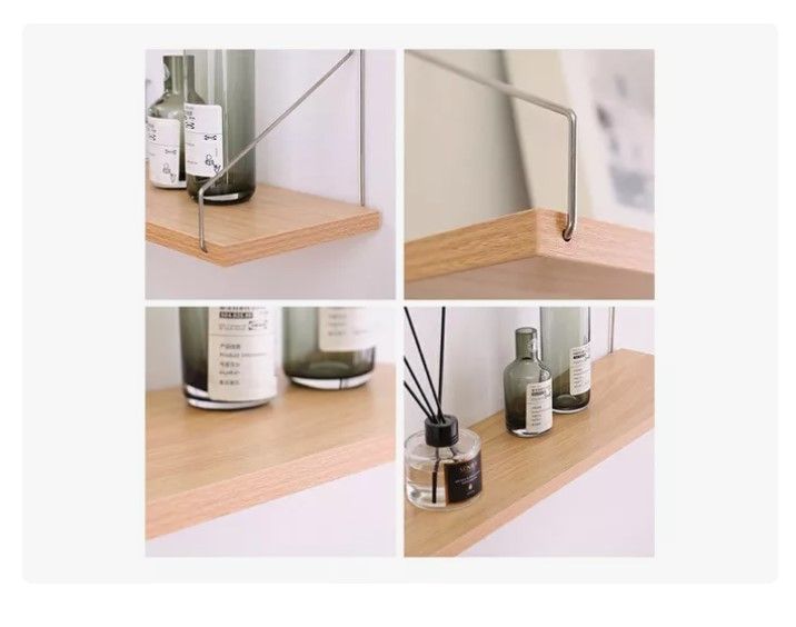 Estantes Flotantes De Pared Para Dormitorio Cocina Baño 4pcs-2