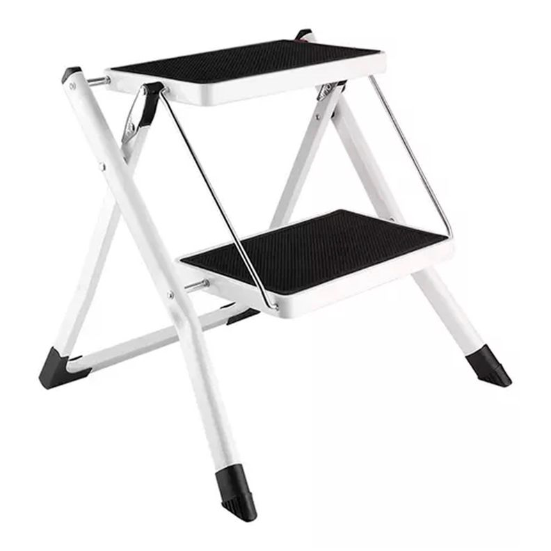 Escalera Multiuso Plegable 2 Peldaños Ultra Compacta-0