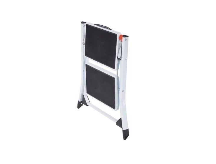 Escalera Multiuso Plegable 2 Peldaños Ultra Compacta-3