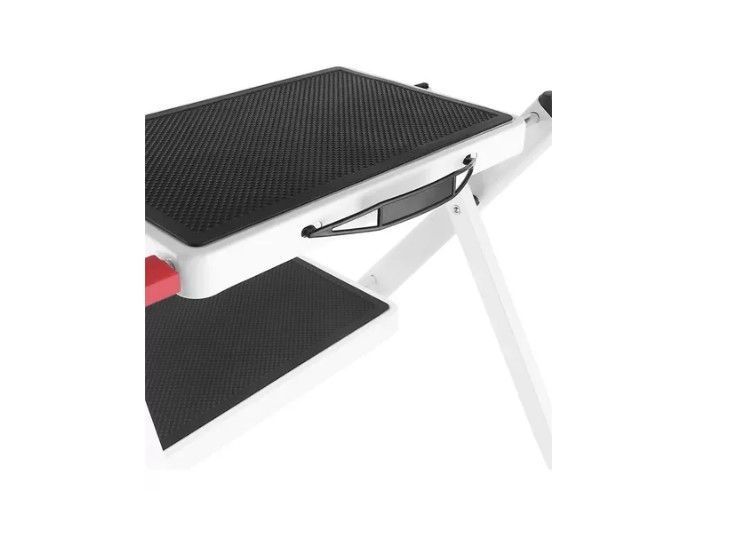 Escalera Multiuso Plegable 2 Peldaños Ultra Compacta-4
