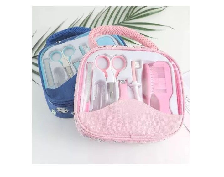 Set De Cuidados Para Bebe Manicure 7 Pcs Con Bolso De Viaje-1