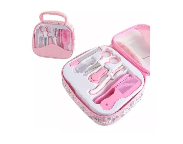 Set De Cuidados Para Bebe Manicure 7 Pcs Con Bolso De Viaje-2