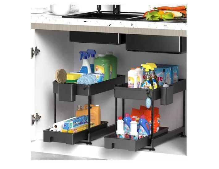 Organizador Multifuncional De Cocina Baño Estante Deslizante-1
