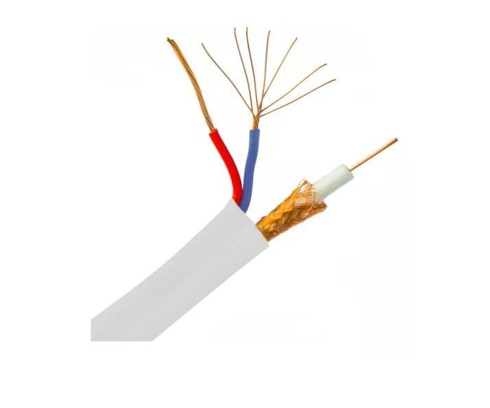 Cable Coaxial Video De Cobre 100 Metros Syv75-3+2c-2