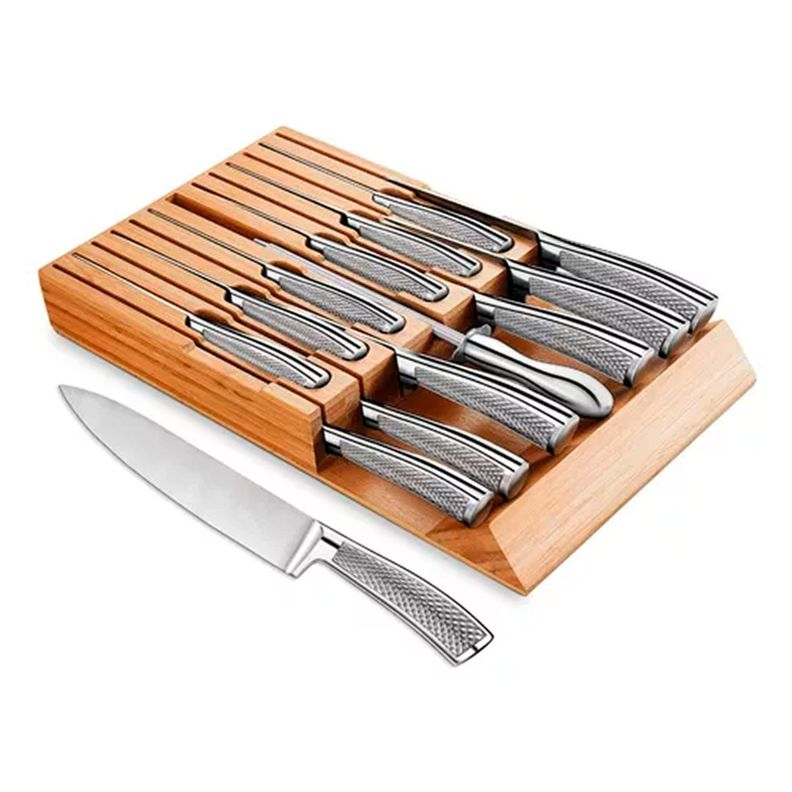 Set Cuchillos De Cocina Acero Inoxidable 14pcs-0