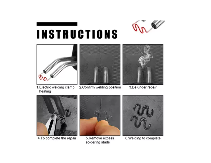 Kit De Grapas Para Soldadora Reparacion De Plasticos 800 Pcs-3